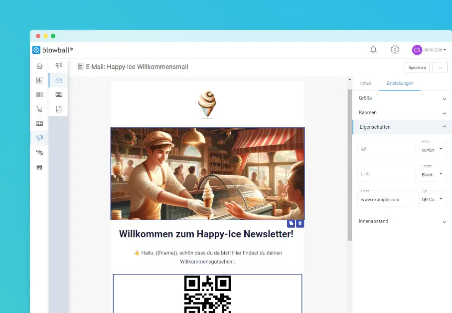 Marketing: E-Mail-Designer und Segmentdefinition mit Filterkriterien